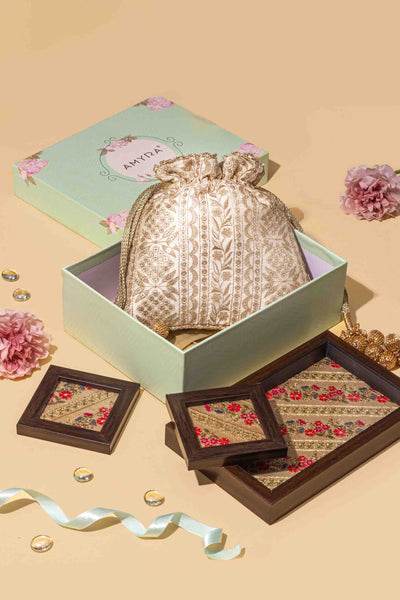 AMYRA Gift hamper - Mirai Cream potli Home Box