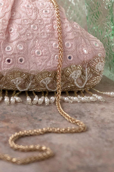 AMYRA Monroe Vintage purse - Baby pink