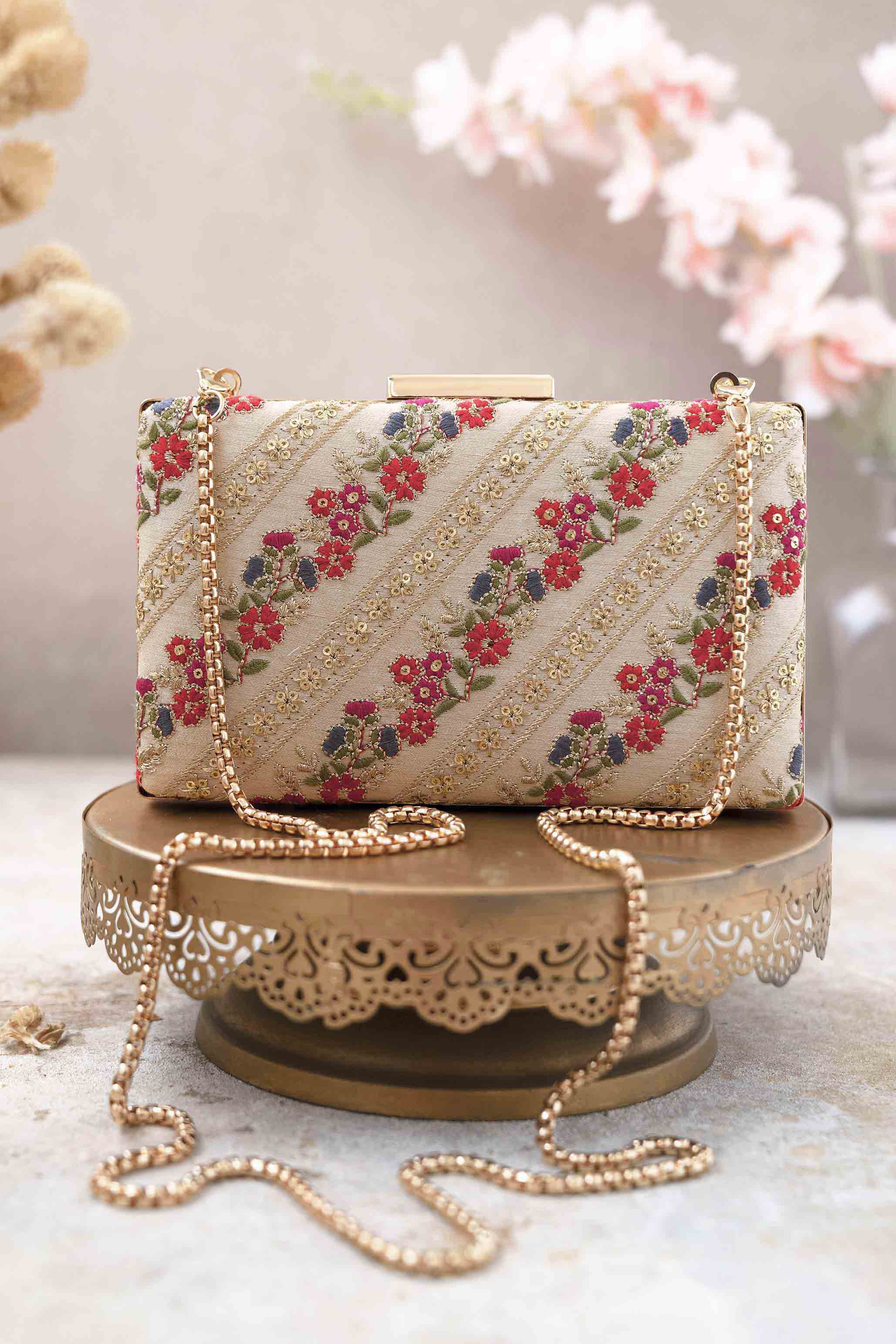 Box on sale clutch bag