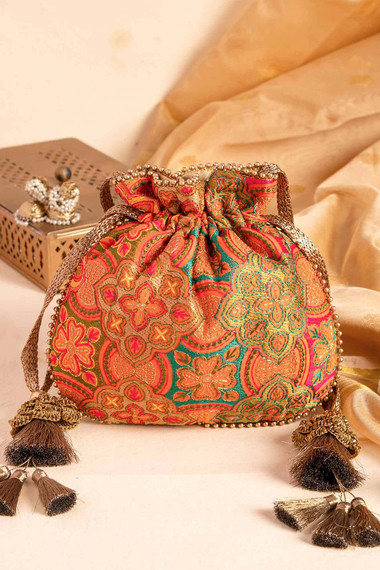 Amna Potli bag Orange