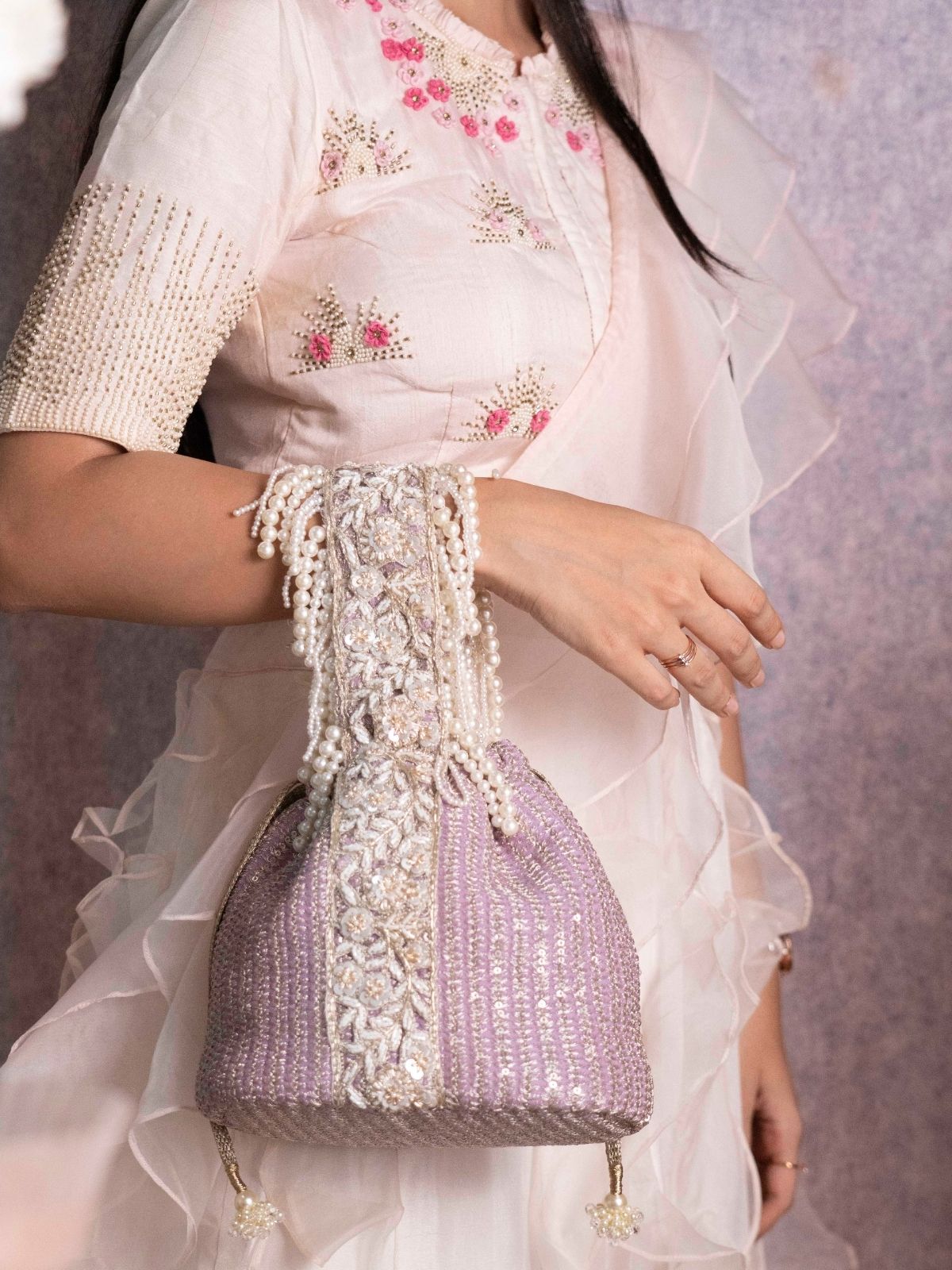 Tara Bucket Bag - Lilac