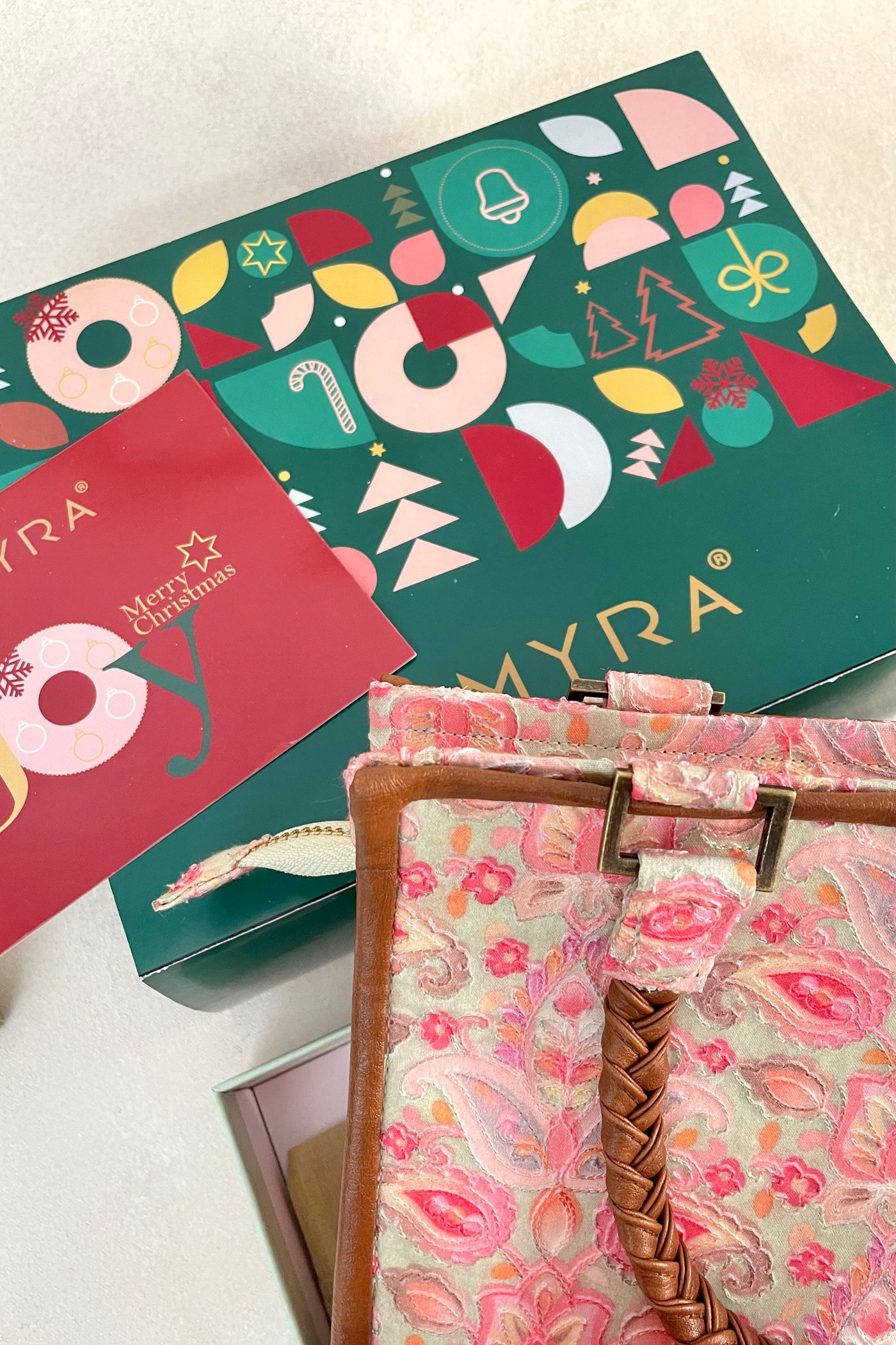 Christmas Hamper - Wild Bloom Handbag - Gourmet & Accessory Box