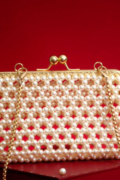 Inez Offwhite Vintage Purse - Set of 2