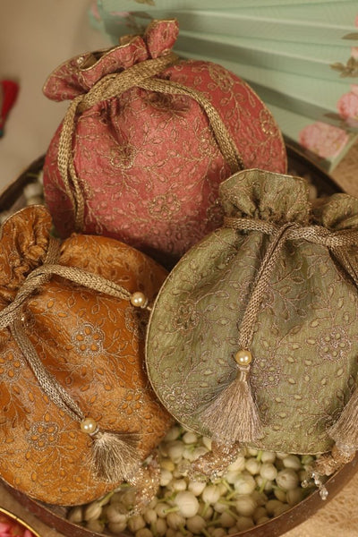 Tarang Wedding Favor Potlis - Set of 10