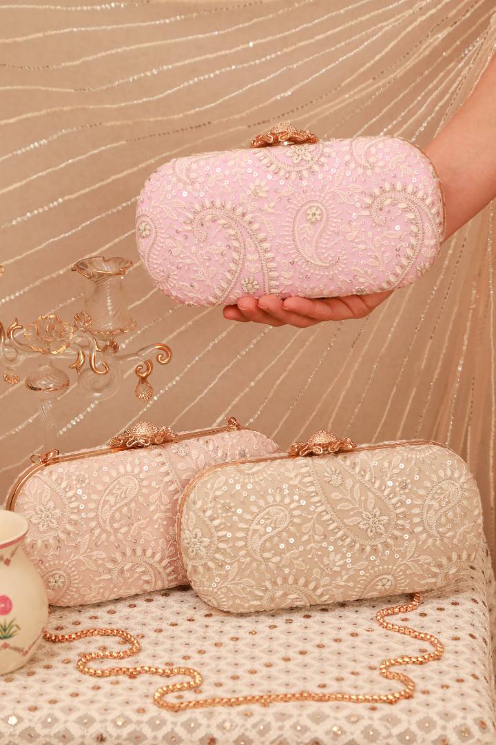 Rhea Set of 10 Wedding Favor Clutch
