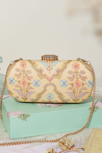 Avira capsule clutch- Yellow