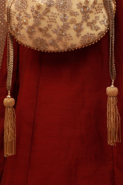 Ada Embroidered Potli - Gold