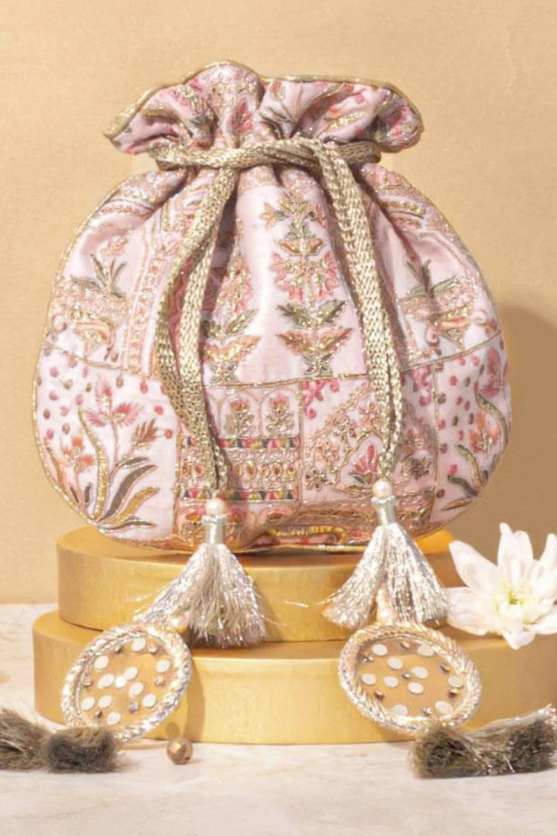Amer pink potli