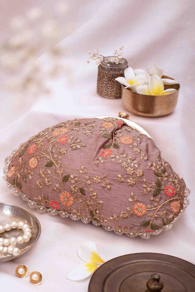 Floral Creeper vintage wedding favor purses - Set of 10