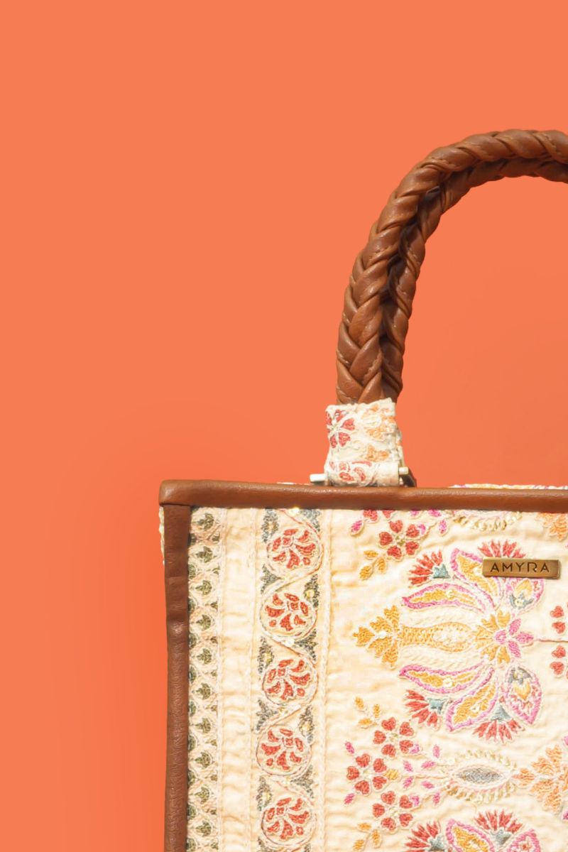 AMYRA - Kamal Embroidered Handbag - Multicolor