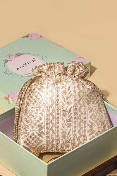 Gift hamper - Mirai cream potli - Home box