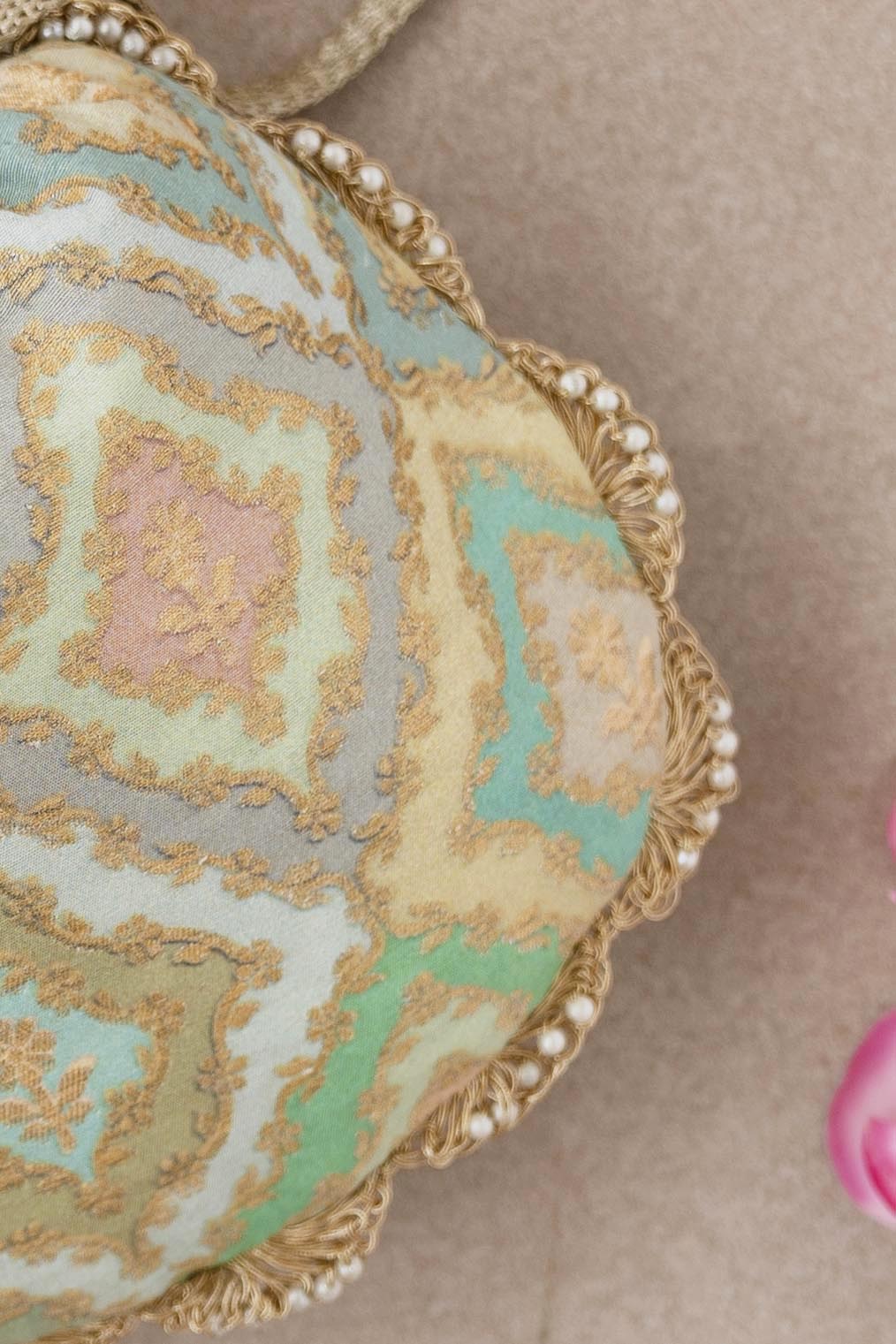 AMYRA Morocco Potli - Sea Green