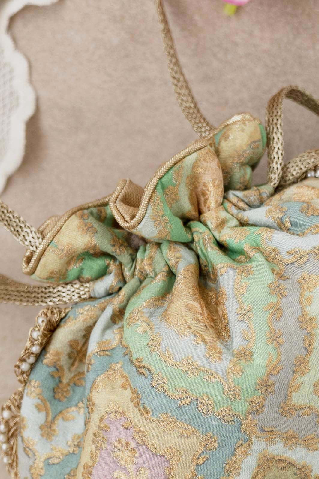 AMYRA Morocco Potli - Sea Green