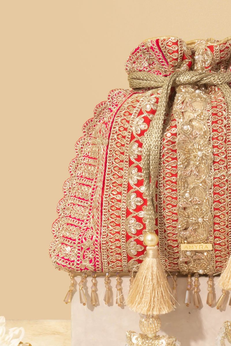Naaz Potli - Red & Pink