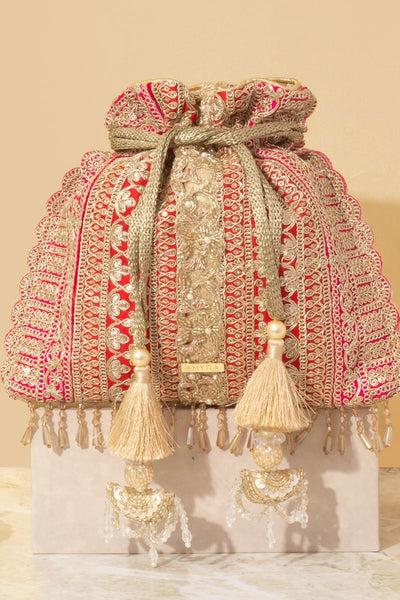 Naaz Potli - Red & Pink