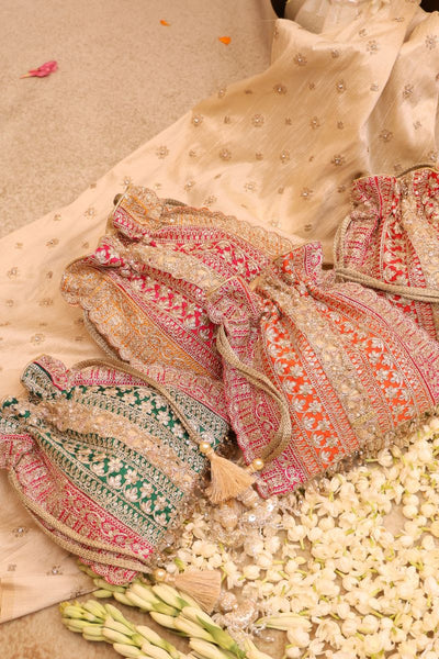 Naaz Potli - Red & Pink