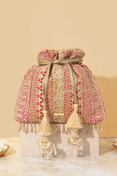 Naaz Potli - Red & Pink