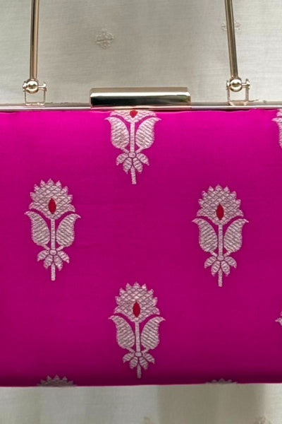 Sutra Silk Clutch - Pink