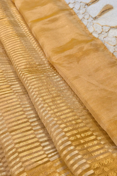 Taavi Pure Gold Tissue Dupatta