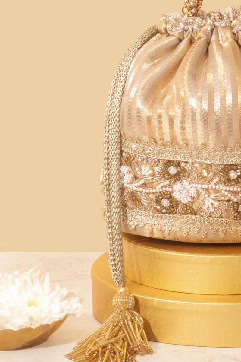 Taj Bucket Bag - Gold