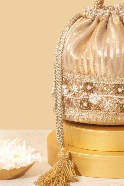 Taj Bucket Bag - Gold