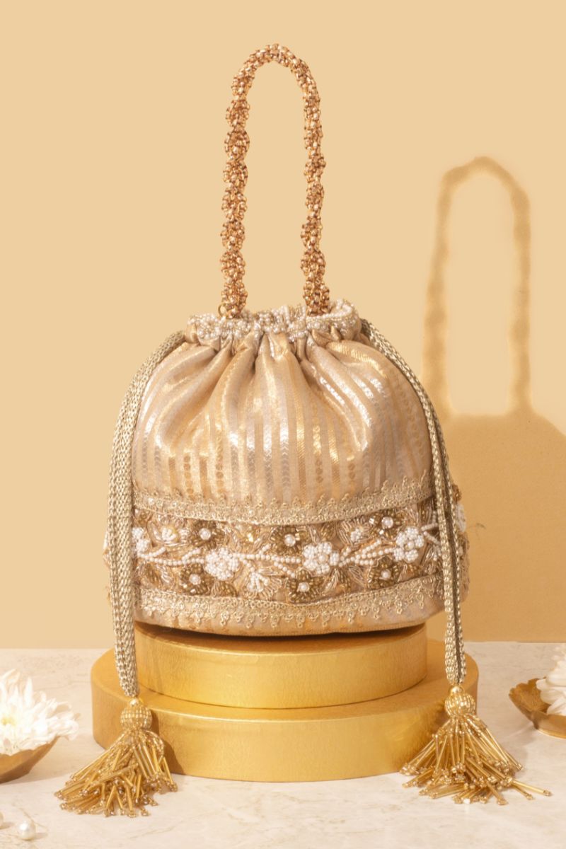 Taj Bucket Bag - Gold