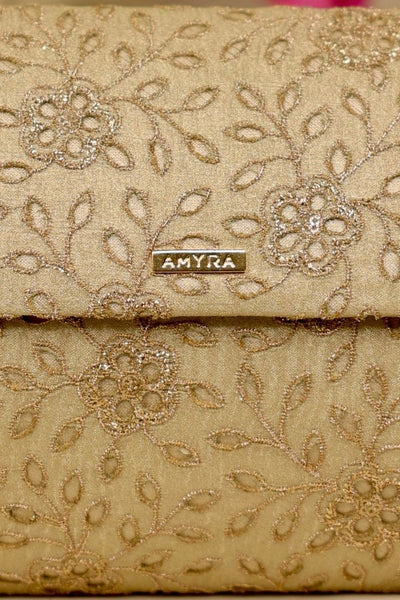 Tarang Flapover Bag - Light Gold