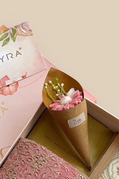Mother's Day Hamper - Tarang Flapover Bag - Pink - Home & Fragrance Box