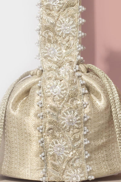 Tej Silver Bucket Bag