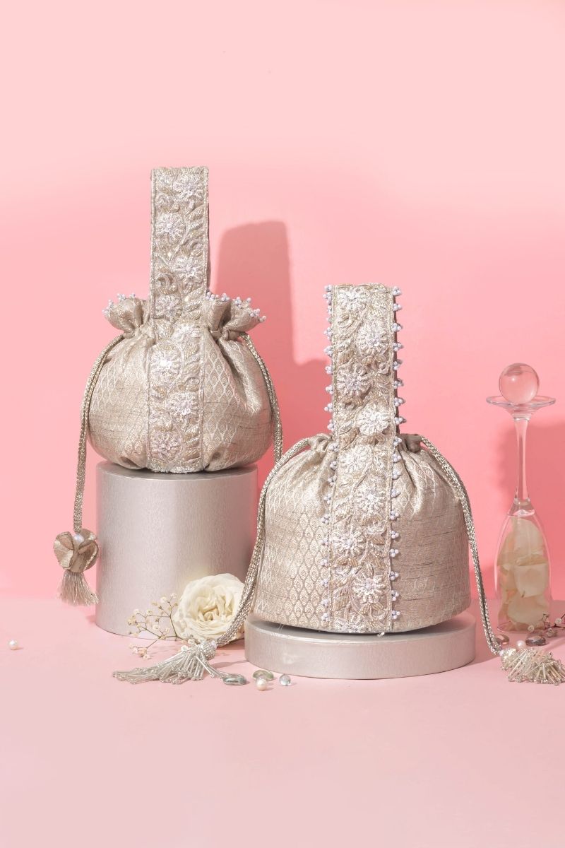 Tej Bucket Bag - Silver