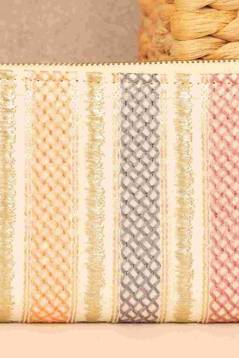 Tinsel Embroidered Wallet