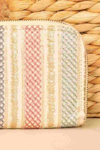 Tinsel Embroidered Wallet