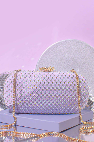 AMYRA Unicorn Capsule Clutch - Lilac