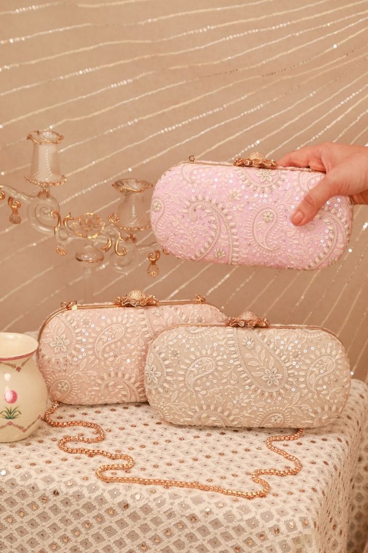 Rhea Set of 10 Wedding Favor Clutch