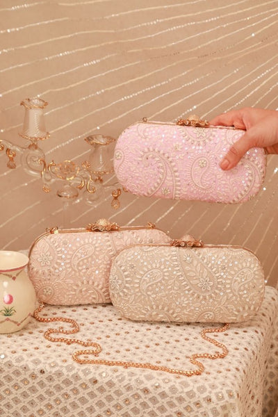 Rhea Set of 10 Wedding Favor Clutch
