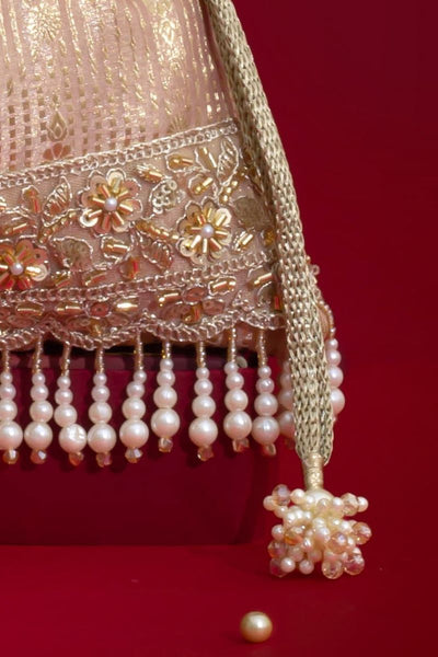 Vivaah Embellished Potli - Pink
