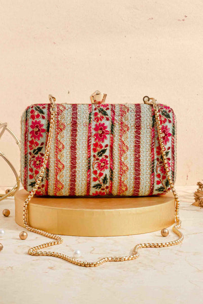 AMYRA Zuri box clutch - mint