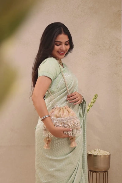 Amari Pearl Multicolor Potli