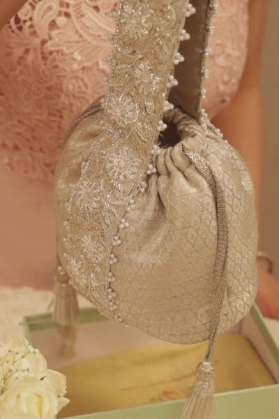 Tej Bucket Bag - Silver