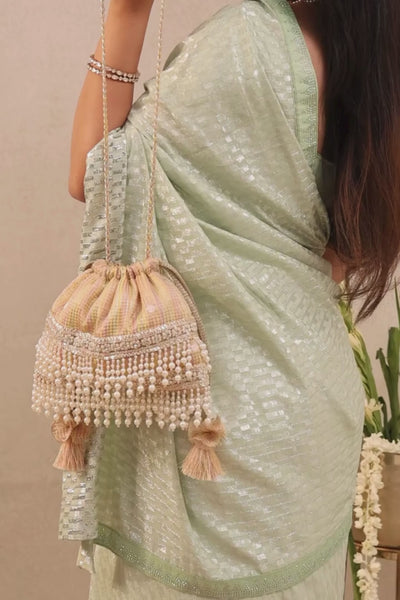 Amari Pearl Multicolor Potli