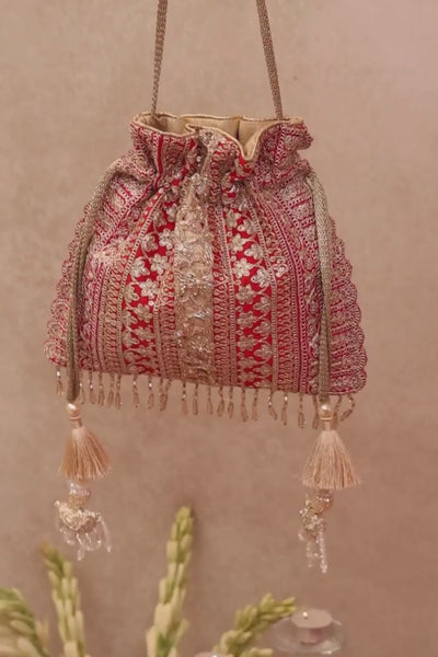 Naaz Potli - Red & Pink