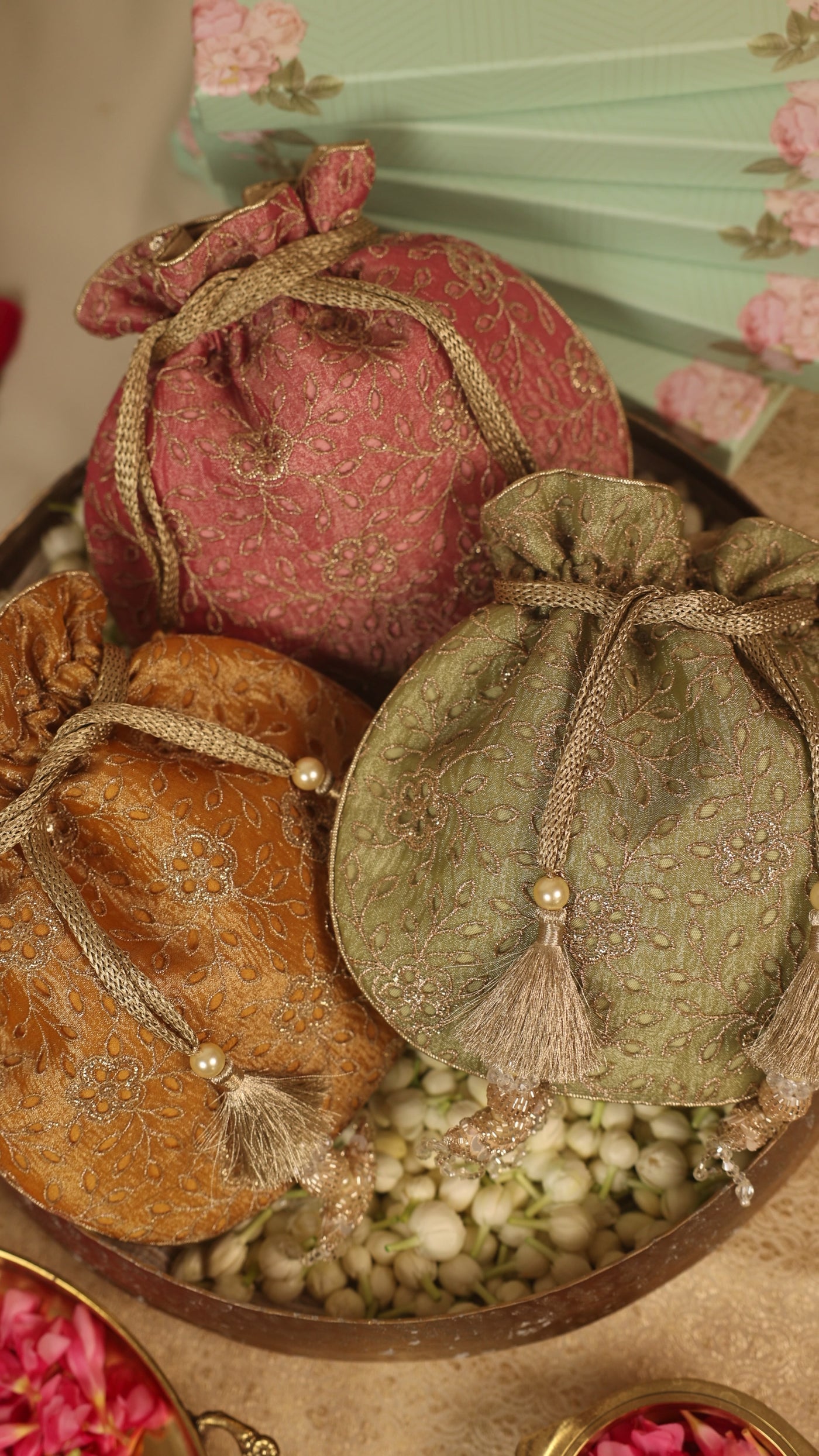 Tarang Wedding Favor Potlis - Set of 10
