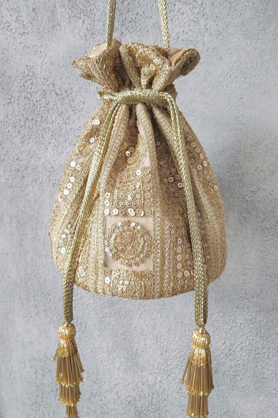 AMYRA Bella Gold Potli bag