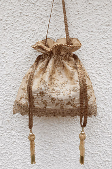 Amyra alia silk potli  wedding favors