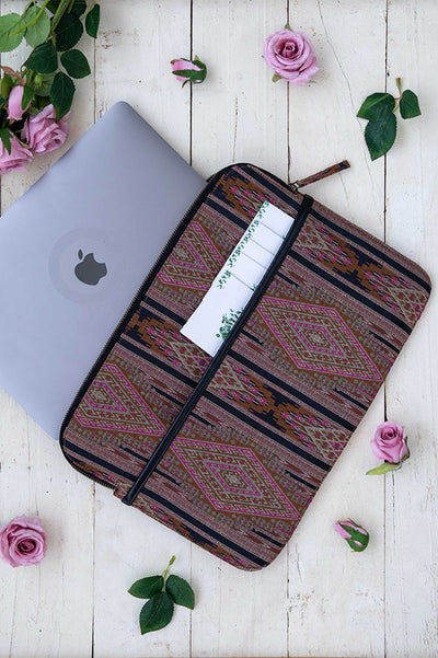 Amyra aztec laptop sleeve