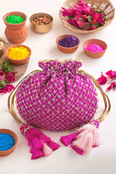 AMYRA Gulaal Potli - Pink