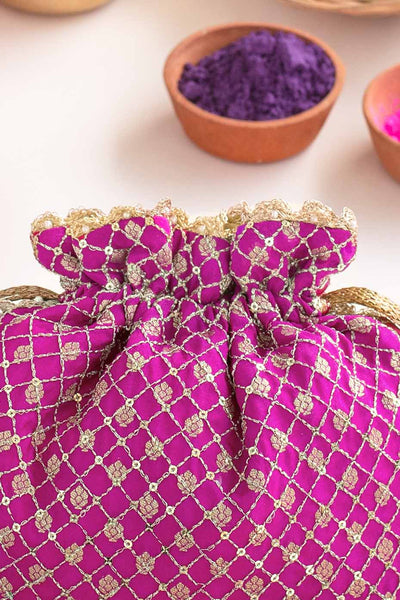 AMYRA Gulaal Potli - Pink