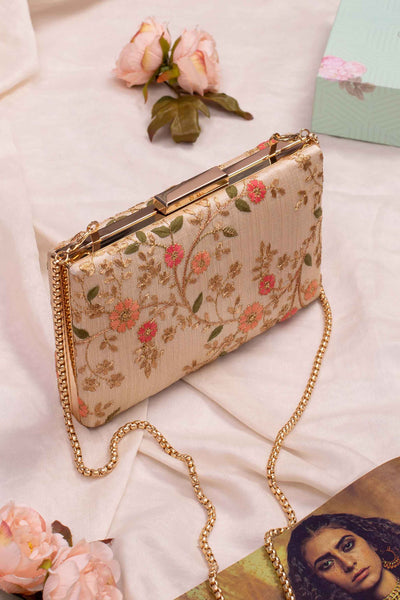 Floral Creeper Set of 10 Box Clutch Wedding Favors - Pastel