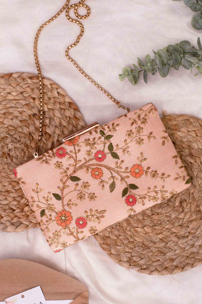 AMYRA Floral Creeper Box Clutch Wedding Favors - Pastel Set of 10