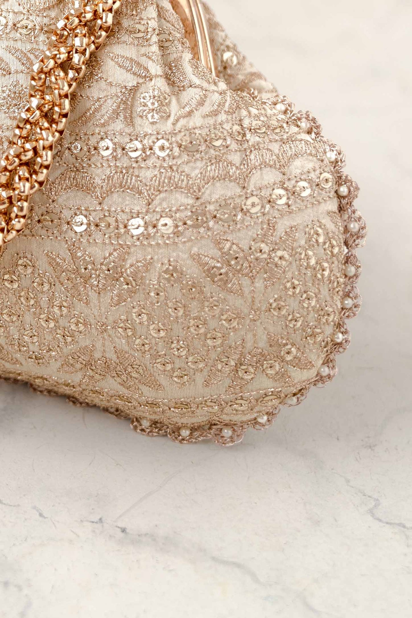 AMYRA Mirai Vintage Purse - Cream